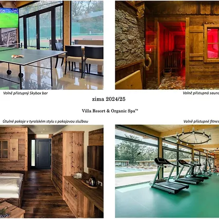 Station touristique Villa Resort&Organic Spa - poslední volné chalety na Silvestra Ceske Budejovice